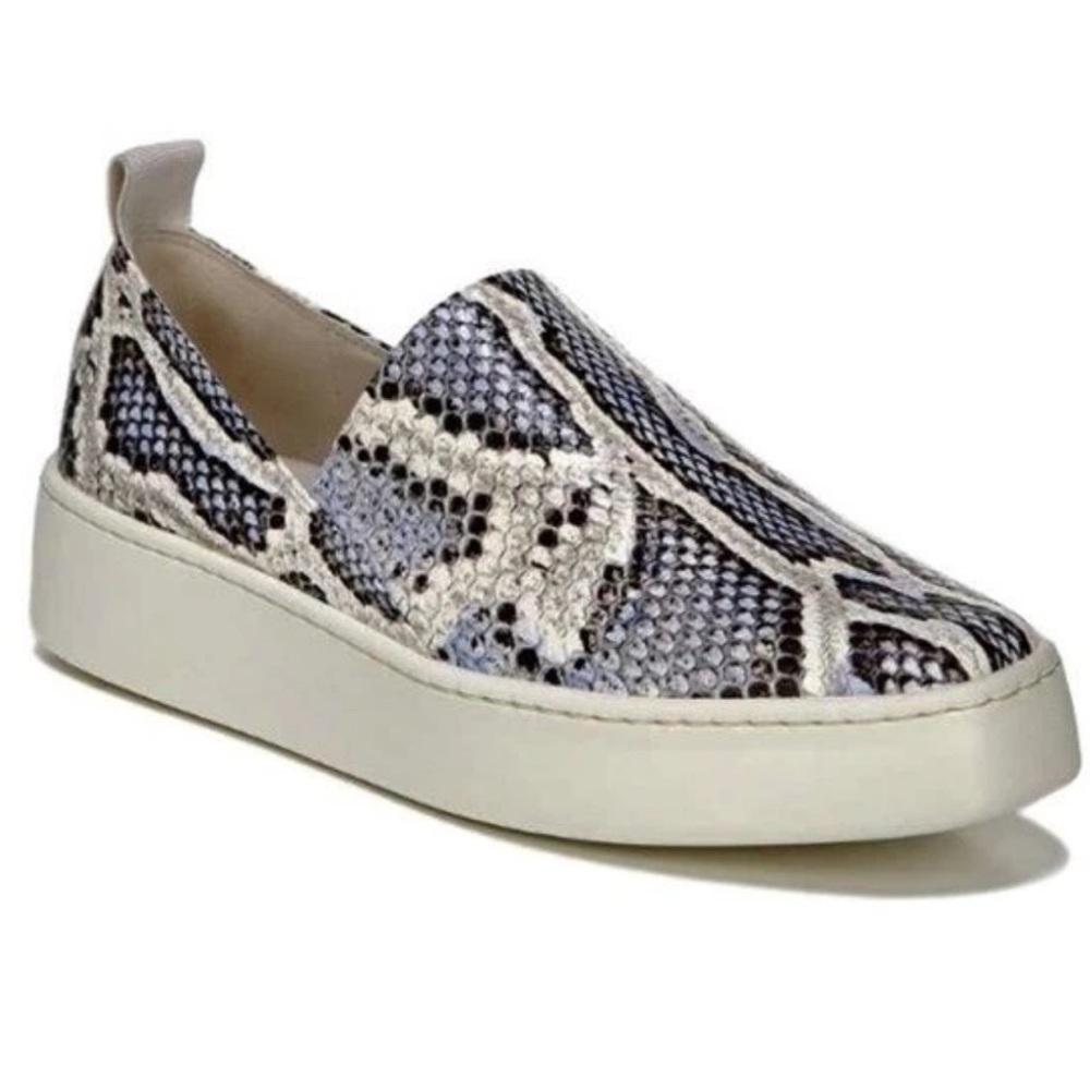 Vince Saxon 2 Slip-On Mottled Cloud Snake Shoe